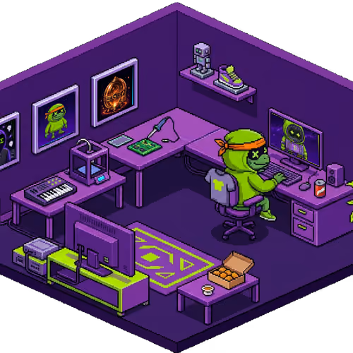 Pixel Hood Room · Mini #1230