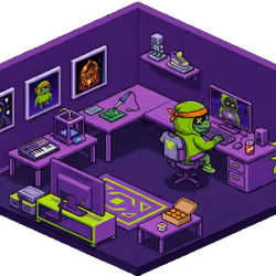 Pixel Hood Room · Mini #1230