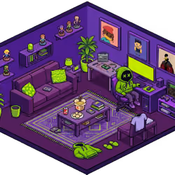 Pixel Hood Room · Mini #980