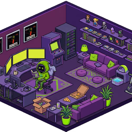 Pixel Hood Room · Mini #213