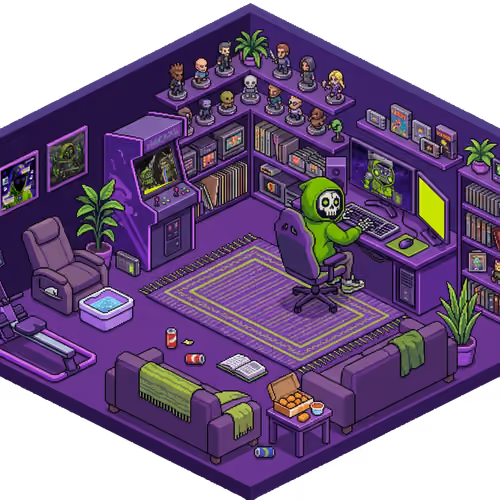 Pixel Hood Room · Mini #286