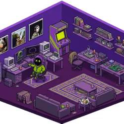 Pixel Hood Room · Mini #947