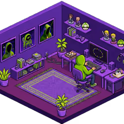Pixel Hood Room · Clan #124