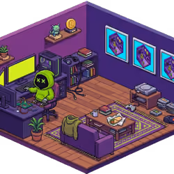 Pixel Hood Room · Mini #220
