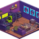 Pixel Hood Room · Mini #220