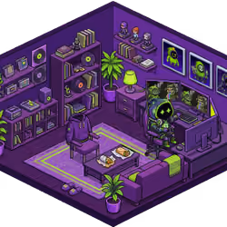 Pixel Hood Room · Mini #581