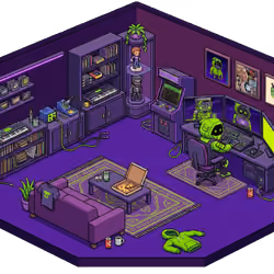 Pixel Hood Room · Mini #635