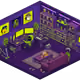 Pixel Hood Room · Mini #622