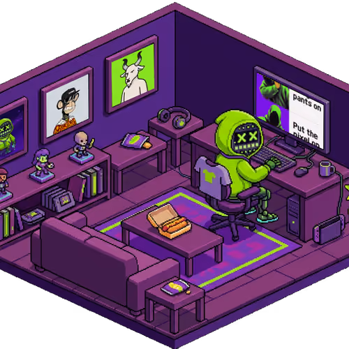 Pixel Hood Room · Mini #127