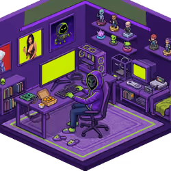 Pixel Hood Room · Clan #256