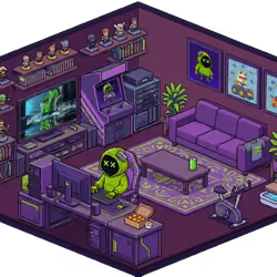 Pixel Hood Room · Mini #744