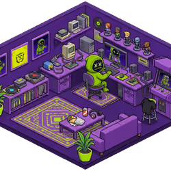 Pixel Hood Room · Mini #1301