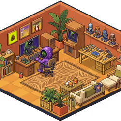 Pixel Hood Room · Mini #487