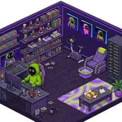 Pixel Hood Room · Mini #819