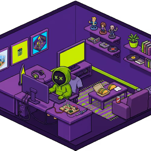 Pixel Hood Room · Mini #196