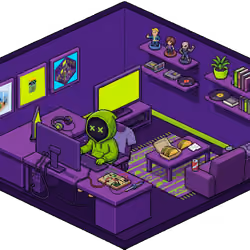 Pixel Hood Room · Mini #196