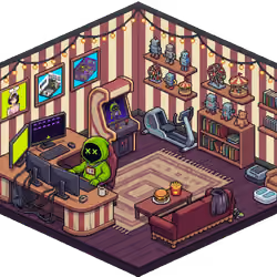Pixel Hood Room · Mini #338