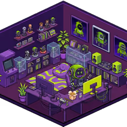 Pixel Hood Room · Mini #353