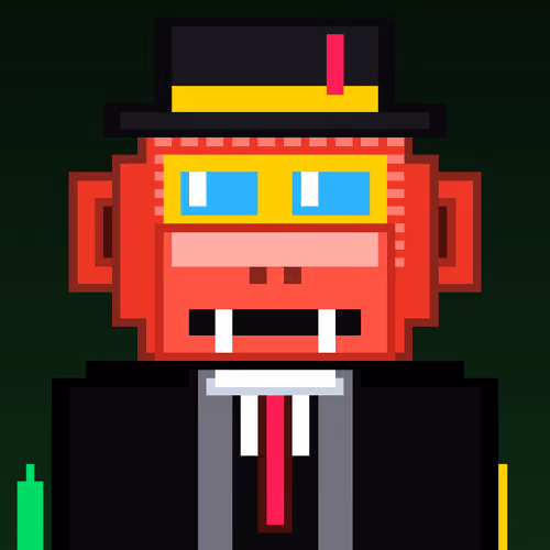 Cyber Pixel Ape #1462