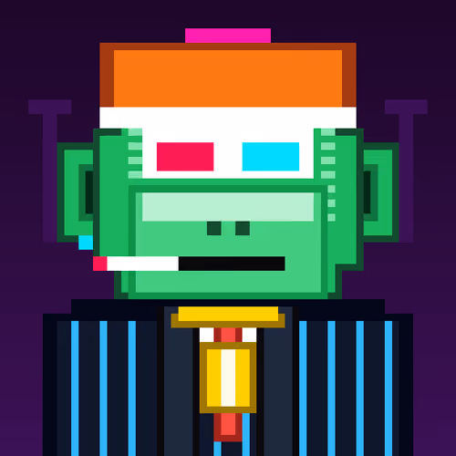 Cyber Pixel Ape #221