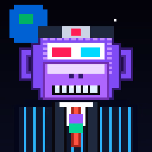 Cyber Pixel Ape #686