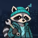 SCRAP RACCOONS #3044
