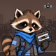 SCRAP RACCOONS #3263