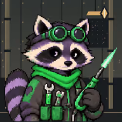 SCRAP RACCOONS #0190
