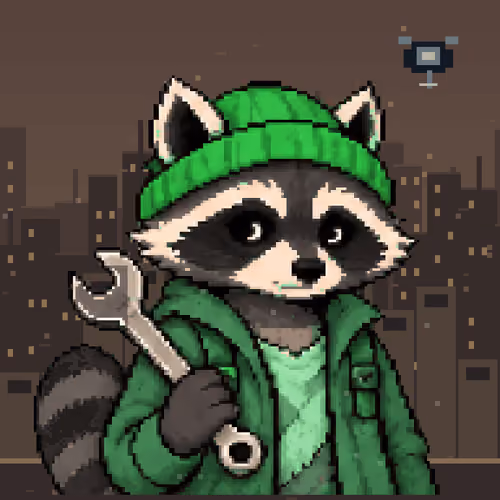 SCRAP RACCOONS #3631