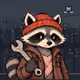 SCRAP RACCOONS #4412