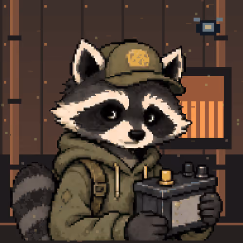 SCRAP RACCOONS #3617