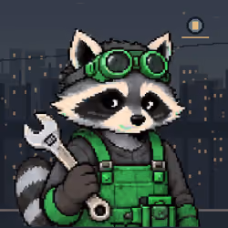 SCRAP RACCOONS #0185
