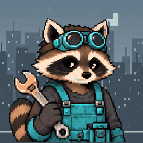 SCRAP RACCOONS #3236