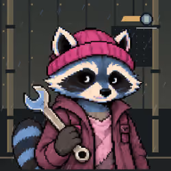 SCRAP RACCOONS #3202