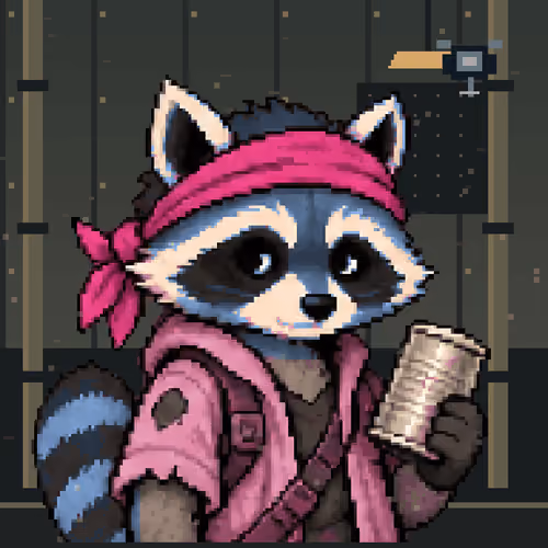 SCRAP RACCOONS #3552