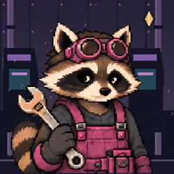 SCRAP RACCOONS #0484