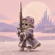 Knight Kitten #802