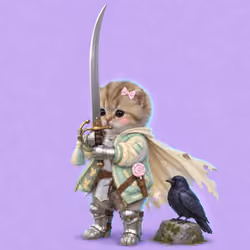 Knight Kitten #1080