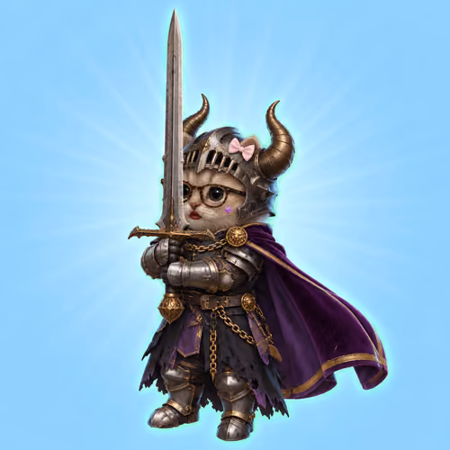 Knight Kitten #821