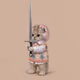 Knight Kitten #685