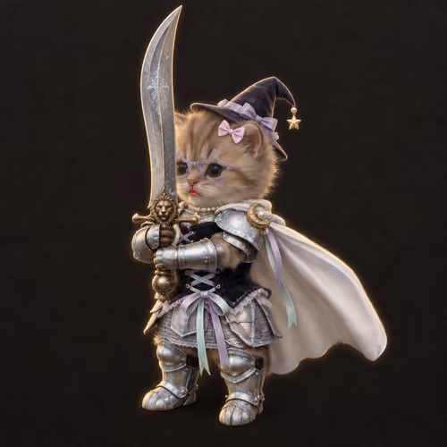 Knight Kitten #999