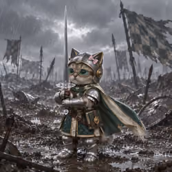 Knight Kitten #697