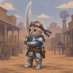 Knight Kitten #383