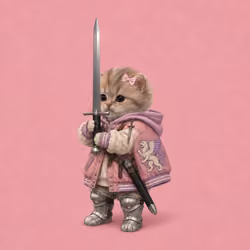 Knight Kitten #832