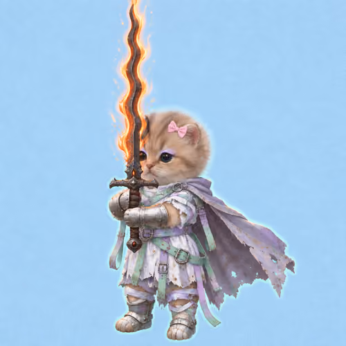 Knight Kitten #702