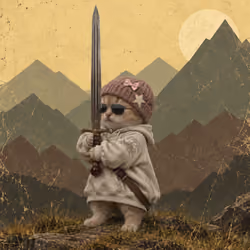 Knight Kitten #615