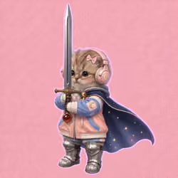 Knight Kitten #731