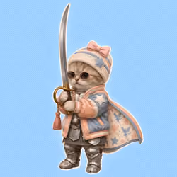 Knight Kitten #863