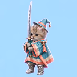 Knight Kitten #998