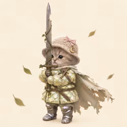 Knight Kitten #610